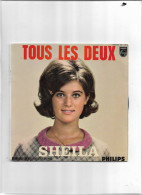Disque 45 Tours Sheila 4 Titres Tous Les Deux-le Folklore Américain-dans La Glace-à La Mème Heure - Otros - Canción Francesa