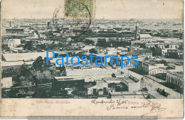 224060 URUGUAY MONTEVIDEO VISTA GENERAL SPOTTED CIRCULATED TO FRANCE POSTAL POSTCARD - Uruguay