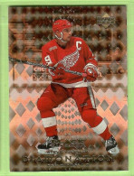 STEVE YZERMAN---UPPER DECK "DIAMONATION---BLACK DIAMOND" 1999-2000 (NHL--4-9) - 1990-1999