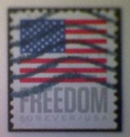 United States, Scott #5790, Used(o) Booklet, 2023, Flag Definitive: Freedom Flag, (63¢) Forever - Gebraucht