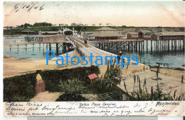 224077 URUGUAY MONTEVIDEO BAÑOS PLAYA RAMIREZ CIRCULATED TO FRANCE POSTAL POSTCARD - Uruguay