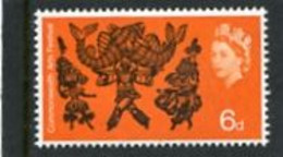 GREAT BRITAIN - 1965  6d  C/W  ARTS  PHOSPHOR  MINT NH - Unused Stamps