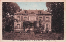 BOUFFEMONT-le Pré Sous Ville -vue Prise Du Parc (colorisé) - Bouffémont