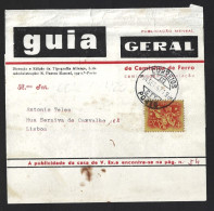 General Railway Guide. Newspaper Strip 'General Guide To Railways'. 1967 Obliteration. Horse. Cinta De Jornal 'Guia Gera - Covers & Documents