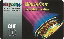 Switzerland: Prepaid Multicards - WorldCom - Switzerland