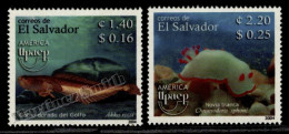 El Salvador 2004 Yvert 1586-87, UPAEP, Fauna Protection, Fish  - MNH - Salvador