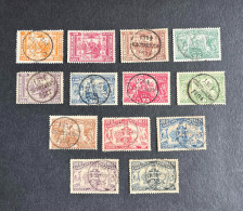 (T1) Portugal - 1894 Henry Navigator Complete Set - Af. 98 To 110 (Used) - Used Stamps