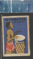 NATIVE AFRICAN WITH TAMTAM  - OLD EXPORT MATCHBOX LABEL DDR - Boites D'allumettes - Etiquettes