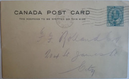 THEME Pêche Et Chasse - CANADA - Entier Publicitaire (carte) De Montreal  Posté En 1903 - 2 Photos - 1903-1954 Reyes