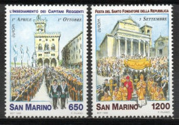 Saint-Marin YT 1563-1564 Neuf Sans Charnière XX MNH Europa 1998 - Nuovi