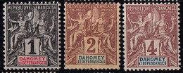 DAHOMEY N°6 A 8 N* - Unused Stamps