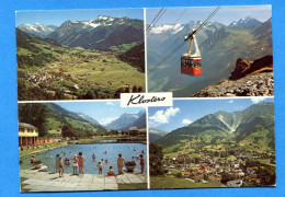 FEL1673, Klosters Mit Gatschieferspitz, Luftseilbahn Gotschnagrat, Silvrettagruppe, Plattenhörner, GF, Circulée 1978 - Klosters