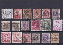 Belgique LOT DE TIMBRES PERFORES - Unclassified