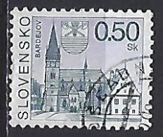 Slovakia 2000  Cities; Bardejov (o) Mi.363 - Usados