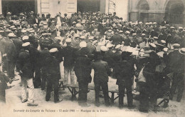 Valence * Souvenir Du Congrès Le 15 Aout 1908 , Musique De La Flotte - Valence