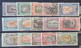 Ethiopie 1919 N°117/31 *TB N°120/121 Ob TB Cote 55€ - Ethiopia