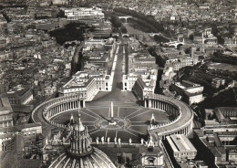 ROME, ST. PETER'S SQUARE, ARCHITECTURE, CHURCH, STATUE, BRIDGE, ITALY, POSTCARD - San Pietro