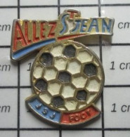 121 Pin's Pins : BEAU ET RARE / SPORTS / CLUB FOOTBALL JSJ ALLEZ ST JEAN - Football