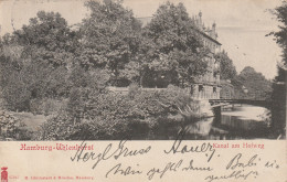 4920 197 Hamburg Uhlenhorst, Kanal Am Hofweg. 1905.  - Nord