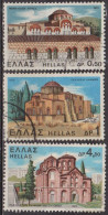 Eglises Et Monastères - GRECE - Hoslos Loukas, Daphni, Panaghiaton Chakkeon - N° 1066-1067-1070 - 1972 - Used Stamps