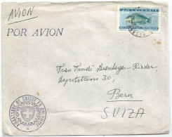 Colombia Suisse Embassy Official CV Via Airmail Bogota 5jan1962 X Bern With Parrotfish Humboldt 1P45 Solo - Colombia