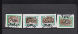 CAPE VERDE-  1986 - WWF - LIZARDS  SET OF 4  FINE USED  - Isola Di Capo Verde