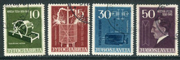 YUGOSLAVIA 1956 Tesla Birth Centenary Used.  Michel 791-94A - Gebraucht