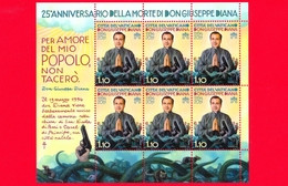 Nuovo - MNH - VATICANO - 2019 - 25 Anni Della Morte Di Don Giuseppe Diana - Ritratto - 1.10 X 6 - Blocs & Feuillets