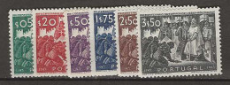 1947 MH Portugal Mi 714-19 - Nuevos