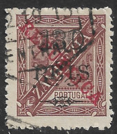 Zambezia – 1915 King Carlos Overprinted REPUBLICA 130 Réis Over 2 1/2 Réis Used Stamp - Zambèze