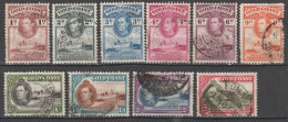 GOLDCOAST - 1938 - LOT OBLITERE Dont YVERT 123/124 - COTE 2020 = 23.5 EUR. - Côte D'Or (...-1957)