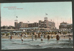 Scheveningen 1907 - Strandleven - Gezicht Op Het Palace-Hôtel - Scheveningen