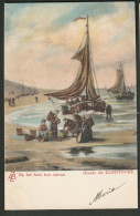 Zandvoort - Vissers Rond 1920 - De Vis Wordt Aan Land Gebracht - Zandvoort