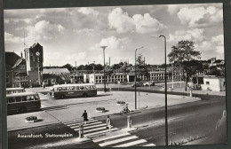 Amersfoort - Stationsplein Met Autobussen En 2cv's - Amersfoort