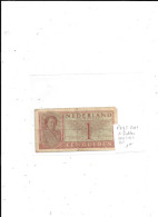 PAYS BAS BILLET 1 GRALDEN 1943/49 ETAT - [3] Emisiones ''''Ministerie Van Oorlog''''''