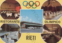 CARTOLINA  B13 RIETI,LAZIO-RISTORANTE "OLIMPICO"-STORIA,CULTURA,MEMORIA,RELIGIONE,BELLA ITALIA,NON VIAGGIATA (1978) - Rieti