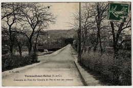 78 - B31093CPA - VERNEUIL - Descente Du Pont Du Chemin De Fer Et Vue Sur Des Coteaux - Parfait état - YVELINES - Verneuil Sur Seine