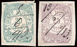 Murcia - Viñeta - S/Cat O "La Unión - Timbre Municipal" - 2 Valores - Used Stamps