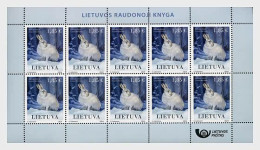 Lithuania Litauen Lituanie 2024 Red Book Of Lithuania Mountain Hare LP Sheetlet MNH - Lapins