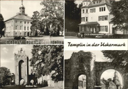 72406060 Templin Rathaus Erholungsheim Aufbau Berliner Tor Schultor Templin - Templin