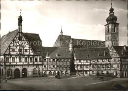 72403628 Forchheim Oberfranken Rathausplatz Fachwerkhaeuser Forchheim - Forchheim