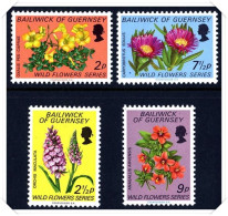 1972 Wild Flowers Unmounted Mint - Guernesey