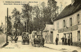 DEPT 93 TREMBLAY LES GONESSE HOTEL DE FRANCE MAISON MOULIN TRES BELLE ANIMATION 9X14 REIMPRESSION DE CARTES ANCIENNES - Tremblay En France