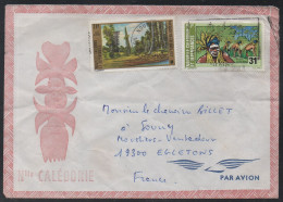 NOUVELE CALEDONIE - NOUMEA / 1975 LETTRE AVION  ==> FRANCE  (ref 4943) - Cartas & Documentos