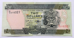 SOLOMON  - 2 DOLLARS - P 18  (1997) - UNC -  BANKNOTES - PAPER MONEY - Sao Tome En Principe
