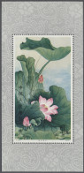 China (PRC): 1980, Lotosblumen, 1 Yüan, Tadellos Postfrischer Block, Mi.-Wert 50 - Ongebruikt