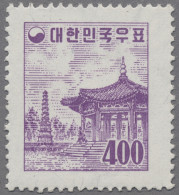 South Korea: 1957-59, Nationale Symbole Mit Wz. 3, 20 Hwan Bis 1000 Hwan, Tadell - Korea (Süd-)
