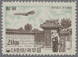 South Korea: Mi.No.371-374, MNH Very Fine Quality, Scarce ÷ 1962-63, Flugpostaus - Korea, South