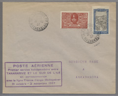 Madagascar: 1937, 31.10., Erstflug Von Tananarive Nach ANKAVANDRA Im Süden Der I - Madagascar (1960-...)