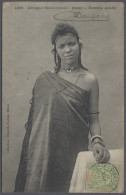 Senegambia & Niger: 1903, Bedarfs-Ak Mit 5c. Bildseitig Frankiert, Mit Stempel V - Sonstige & Ohne Zuordnung